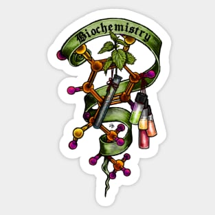 Biochemistry Nerd Banner Sticker